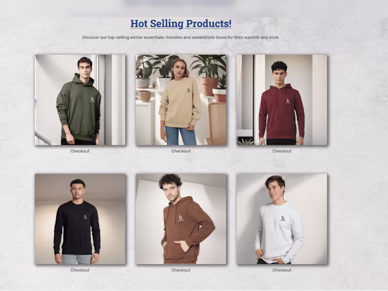 Cover image for Clothing Startup E-commerce Website