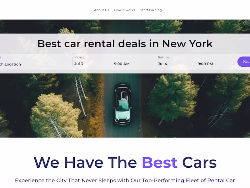 Cover image for Toco - Best car rental in New york