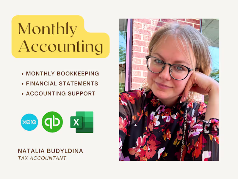 Cover image for Monthly Accounting Services