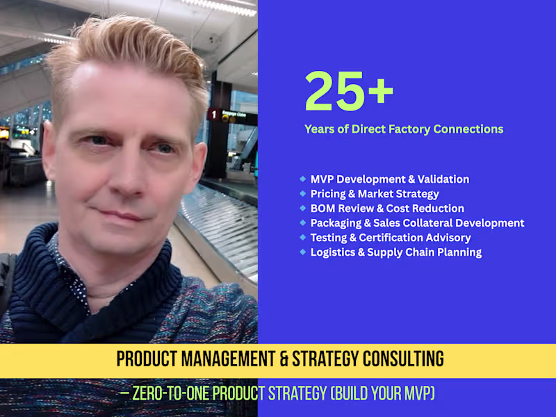 Cover image for Zero-to-One Product Strategy – Build, Validate & Launch Your MVP