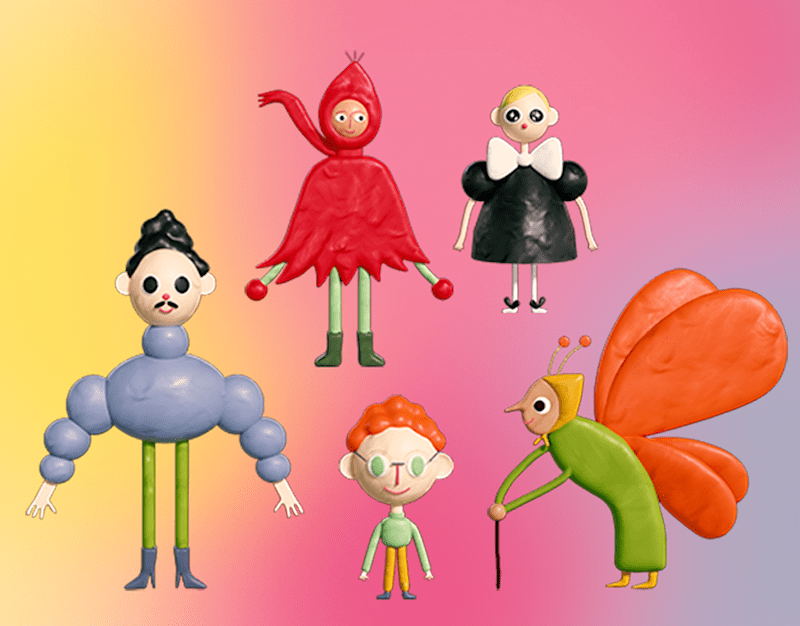 Cover image for Characters design