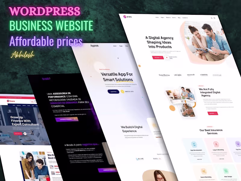 Cover image for You will get Wordpress website developer | custom web designer