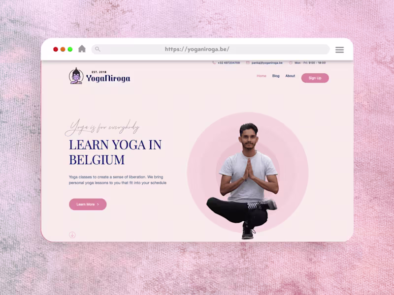 Cover image for SEO and Website Development for Yoganiroga.be