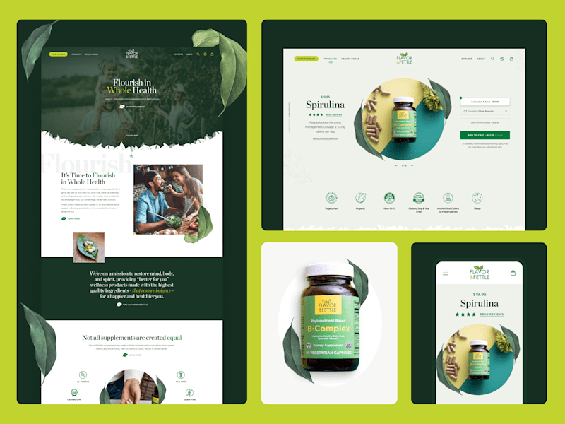Cover image for Flavor & Fettle Ecommerce redesign