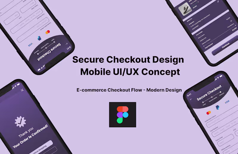 Cover image for E-commerce Checkout Flow - Modern Design