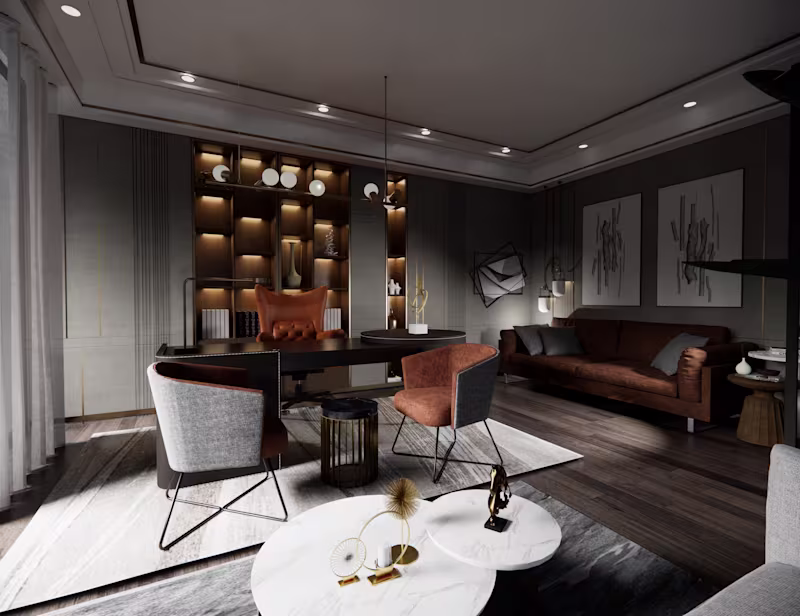 Cover image for Interior design of Executive office