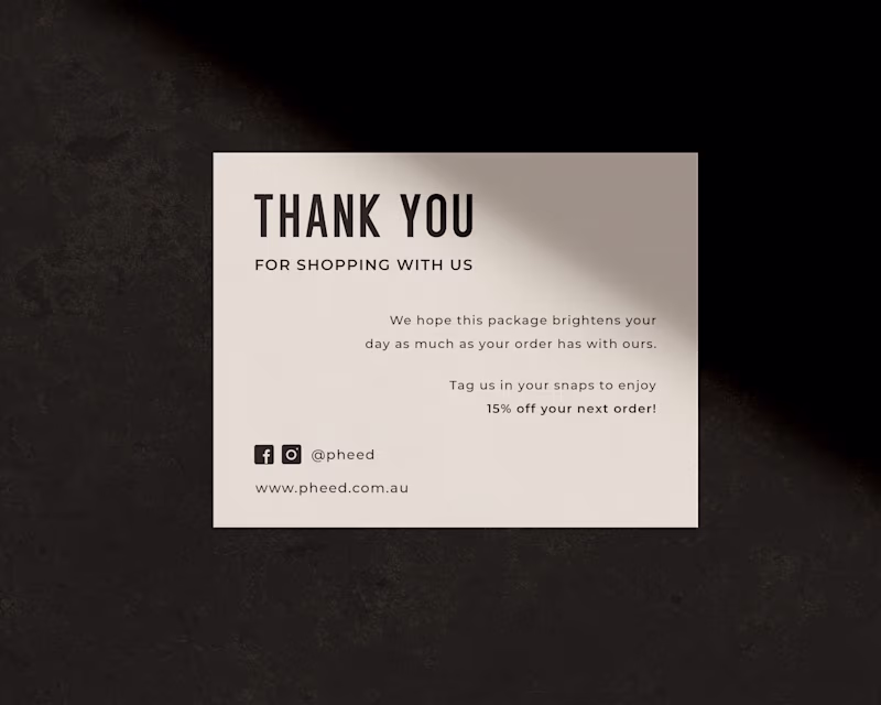 Cover image for Thank You Card