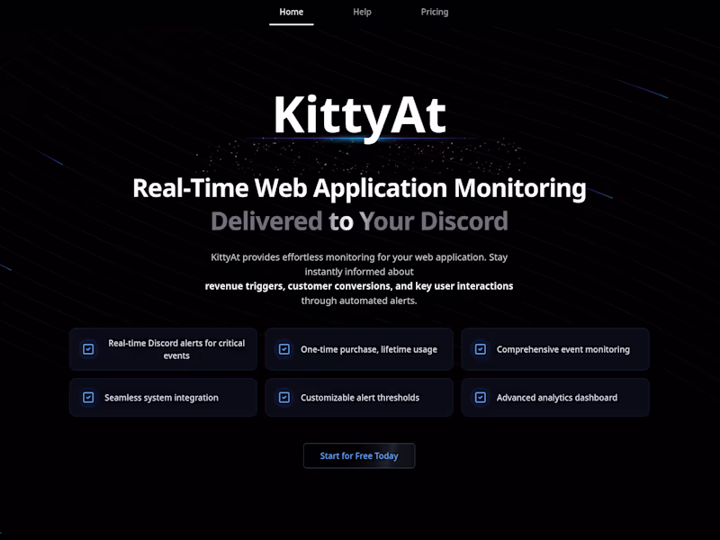 Cover image for Introducing KittyAt! Effortlessly monitor your web applicati...