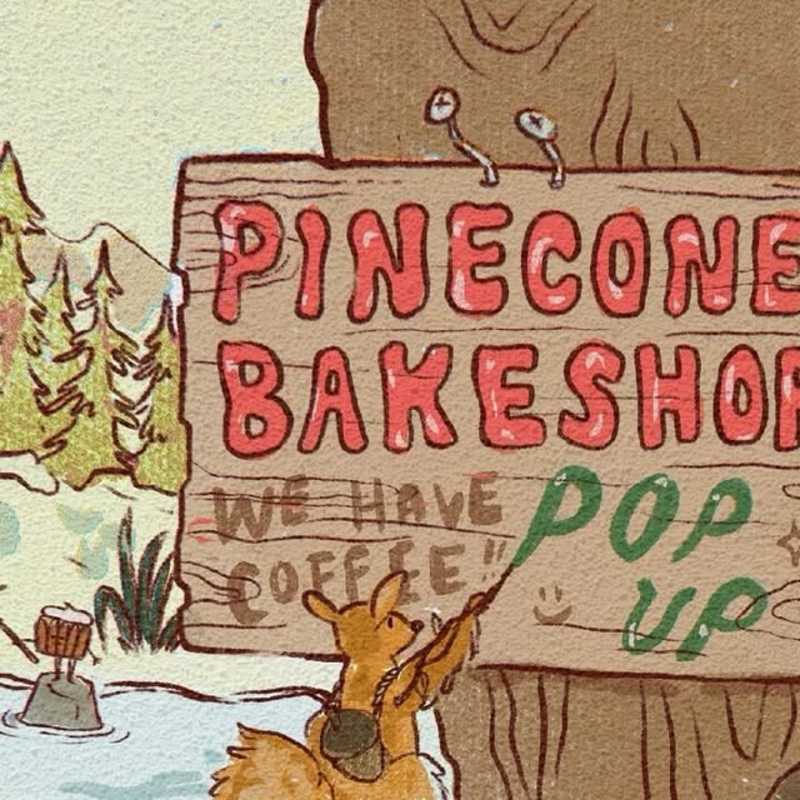 Cover image for Illustrated Instagram Flyers for Pinecone Bakeshop + Cafe