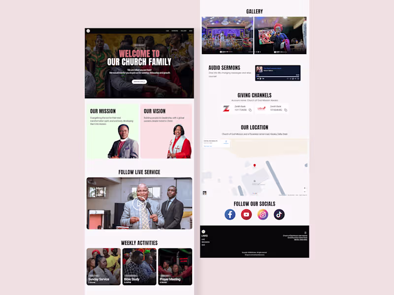 Cover image for Church of God Mission Website