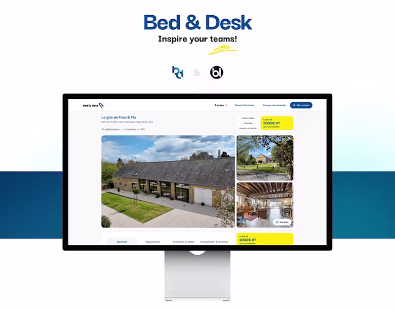 Cover image for Bed & Desk - Team-building events and seminars.