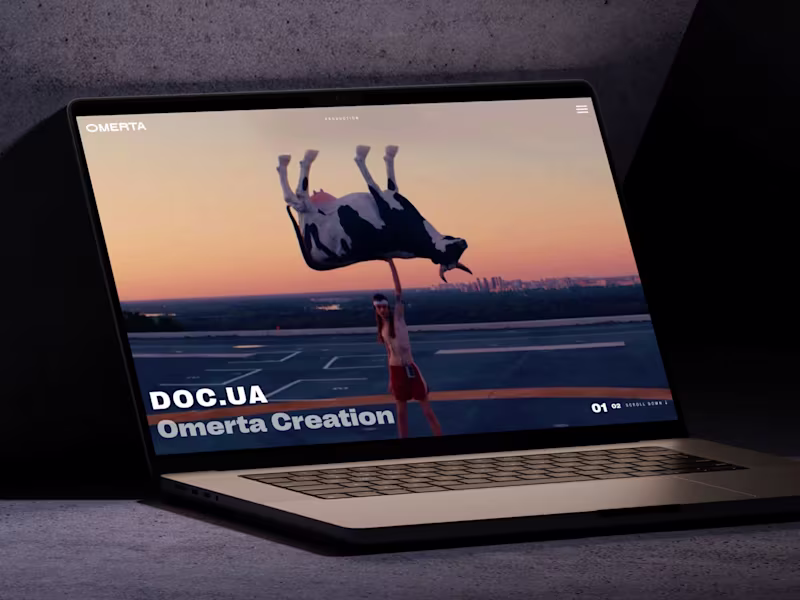 Cover image for Website / OMERTA — Damn good production gang!