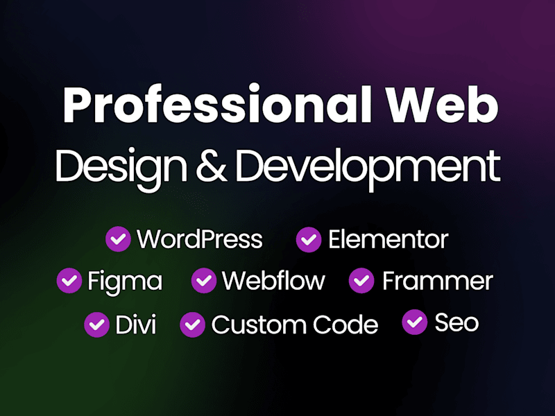 Cover image for Custom Web Design & Development