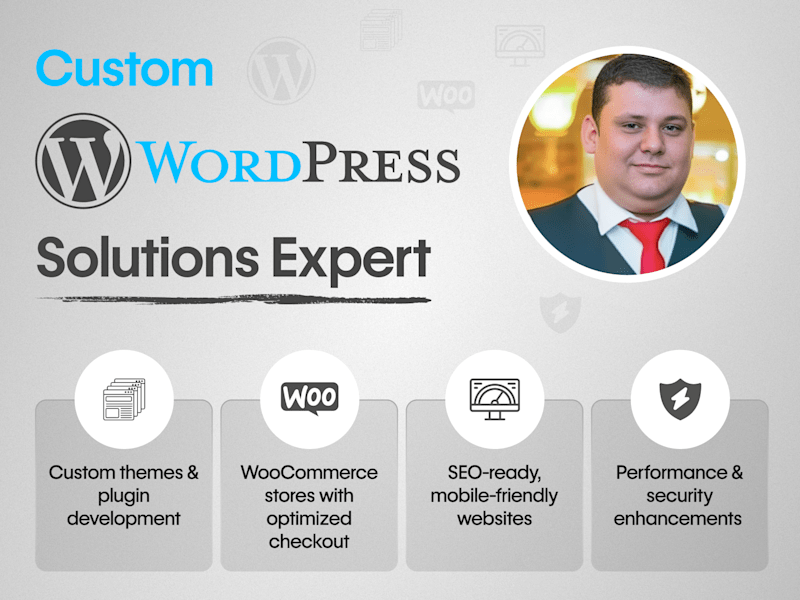 Cover image for WordPress Development | Custom Themes & Plugins