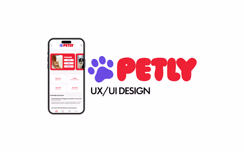 Cover image for Petly - UX/UI Design