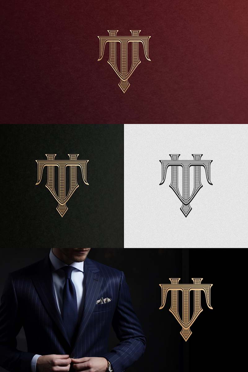 Cover image for Luxury Wedding Fashionable Initial Logo :: Behance