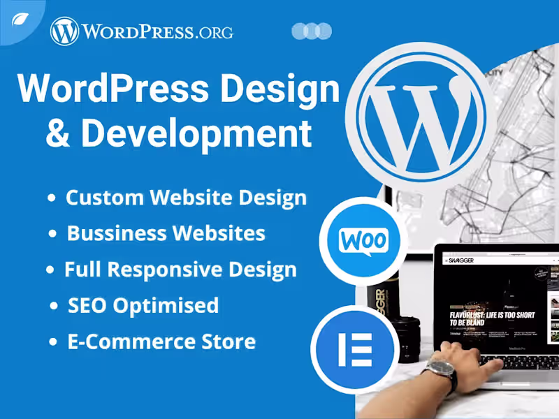 Cover image for You will get fully designed and responsive WordPress website