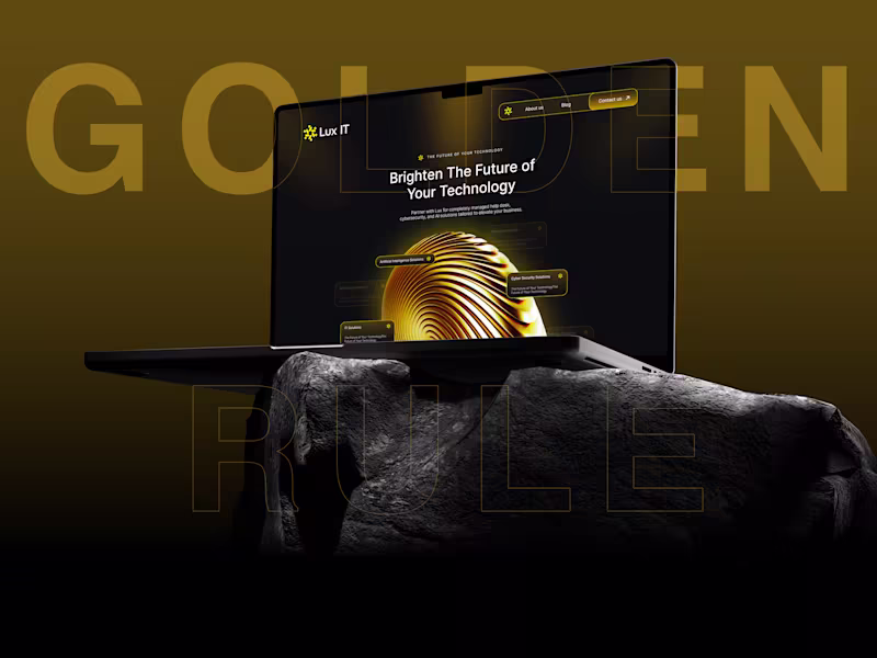 Cover image for Modern and aesthetic business website design