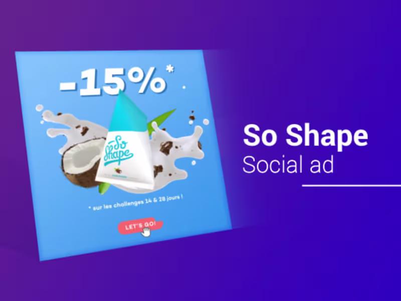 Cover image for So Shape - Social ad