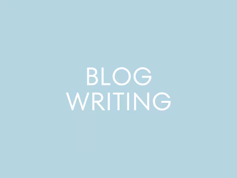 Cover image for Blog Writer