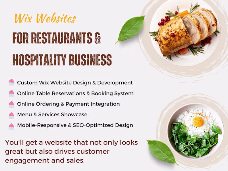 Cover image for Professional Custom, Responsive & SEO-Optimized Wix Website
