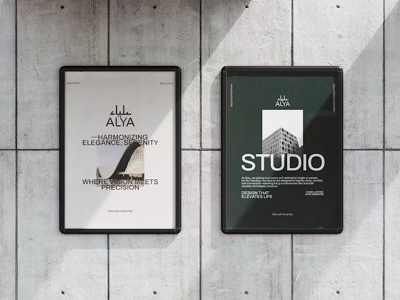 Cover image for ALYA - Real Estate Company Branding