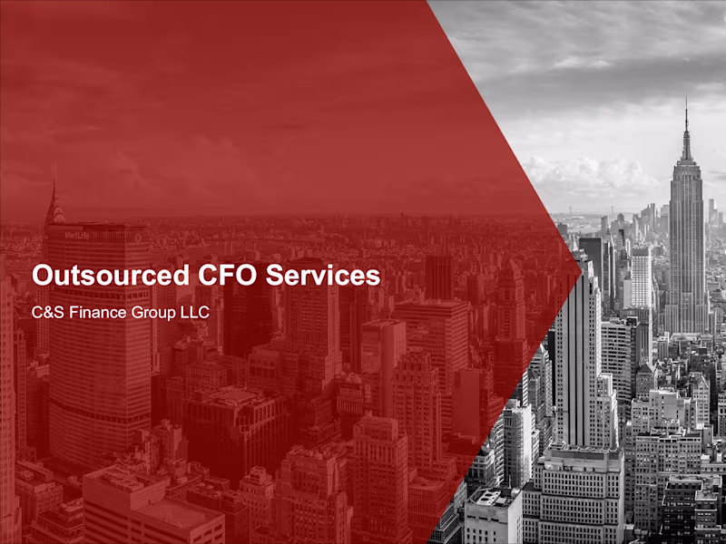 Cover image for CFO services