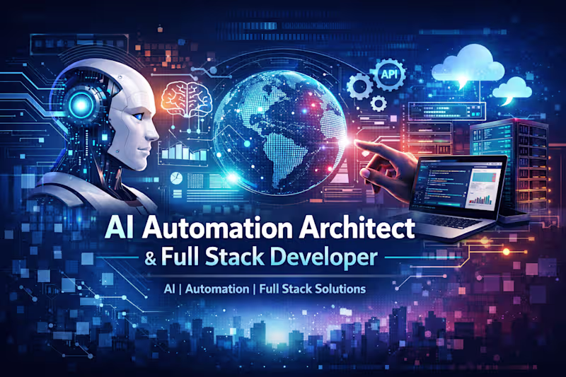 Cover image for AI Automation / Architect and Full stack development
