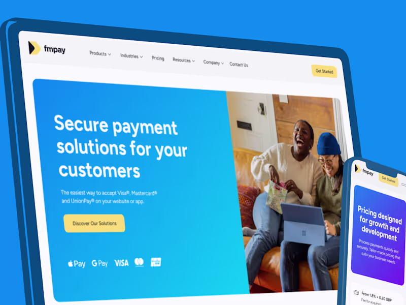 Cover image for Secure payment solutions with FMpay