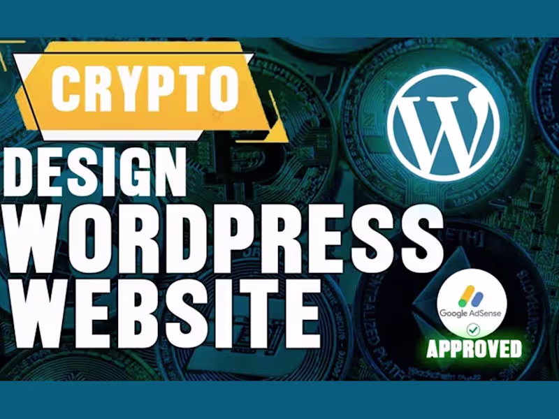Cover image for I will create WordPress websites with google AdSense approval