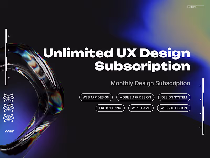 Cover image for Unlimited UX Design Subscription