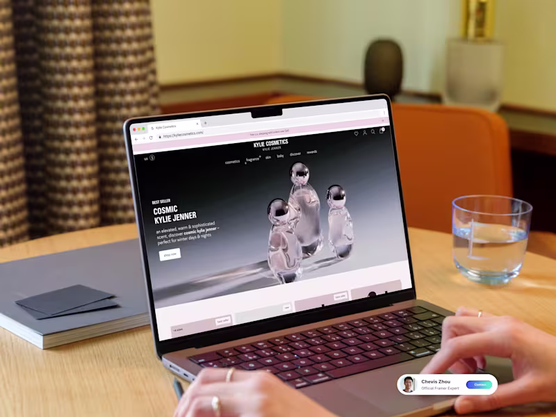 Cover image for Beauty Ecommerce Website (Framer, Figma Design, Shopify Backend)