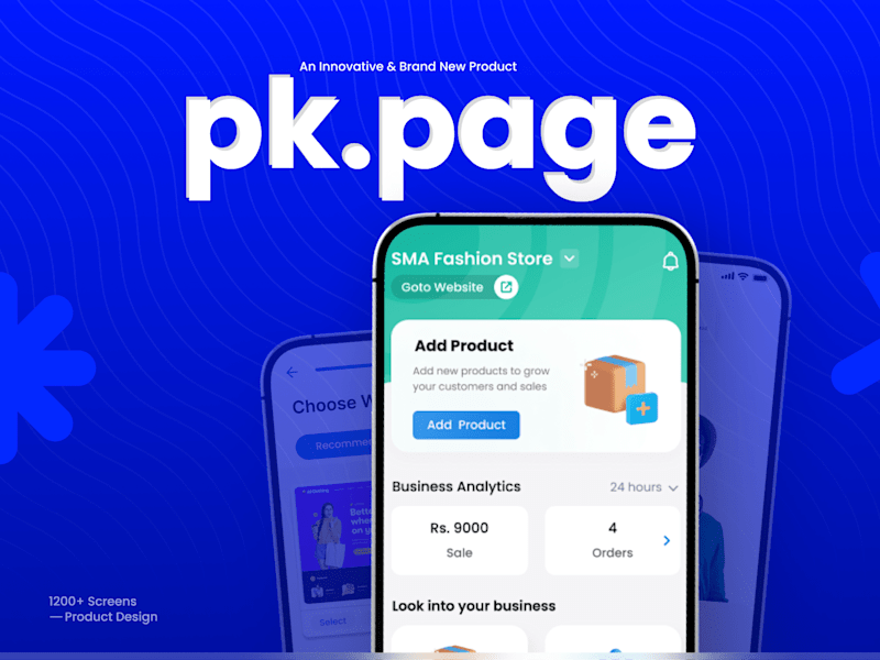 Cover image for pk.page — UI/UX & Product Design