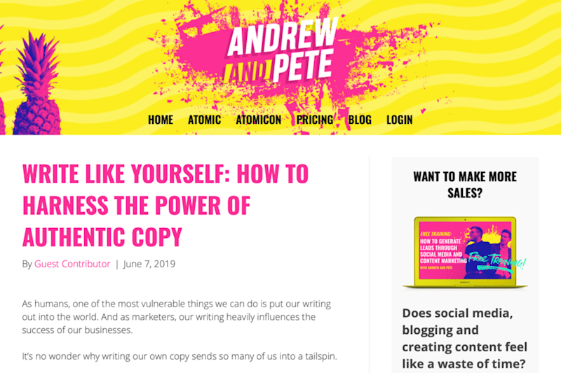 Cover image for Write Like Yourself: How to Harness the Power of Authentic Copy