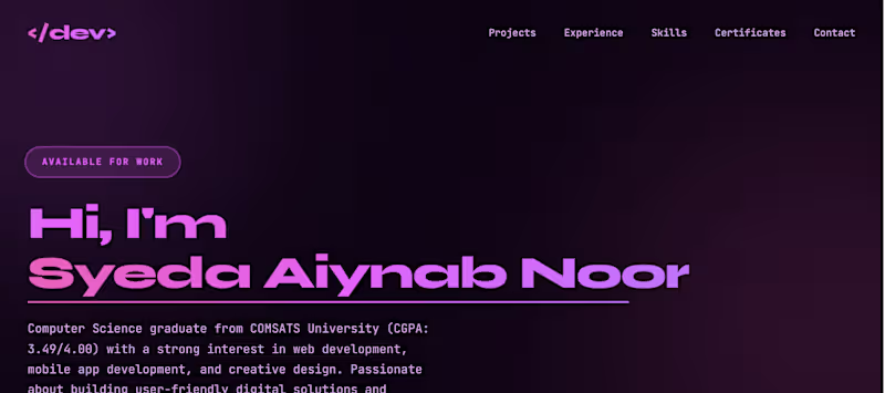 Cover image for PORTFOLIO 