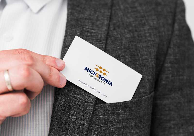 Cover image for Mich & Ronia Consultants identity design:: Behance