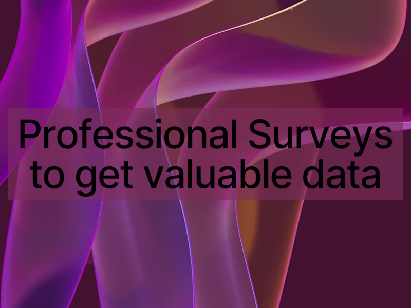 Cover image for Creating profesional surveys to assure a valid data collection
