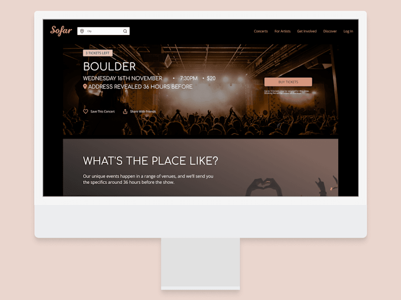 Cover image for Sofar Sounds re-design