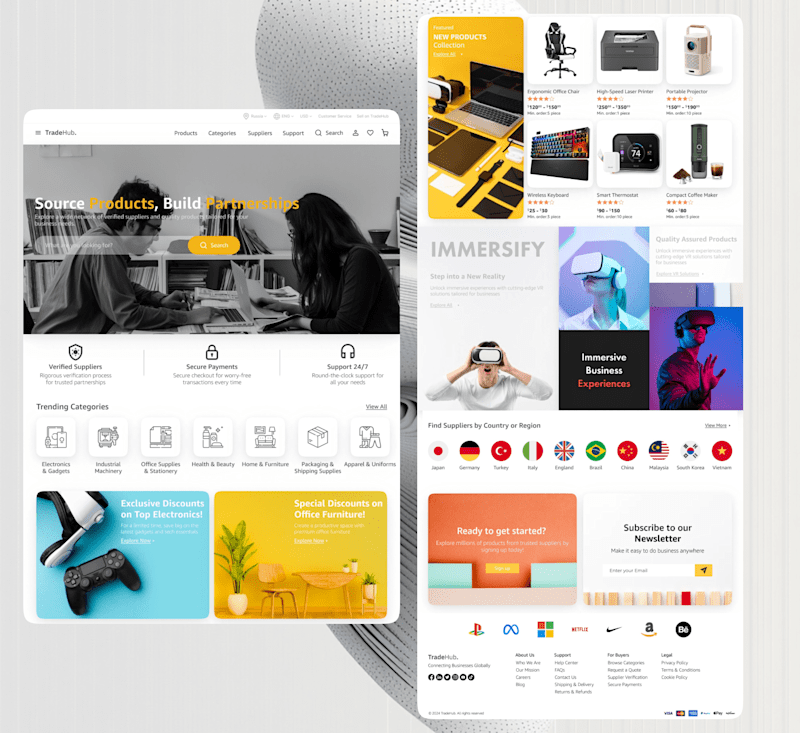 Cover image for Trade Hub: The Ultimate B2B Marketplace