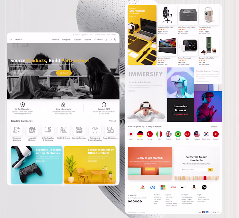 Cover image for Trade Hub: The Ultimate B2B Marketplace