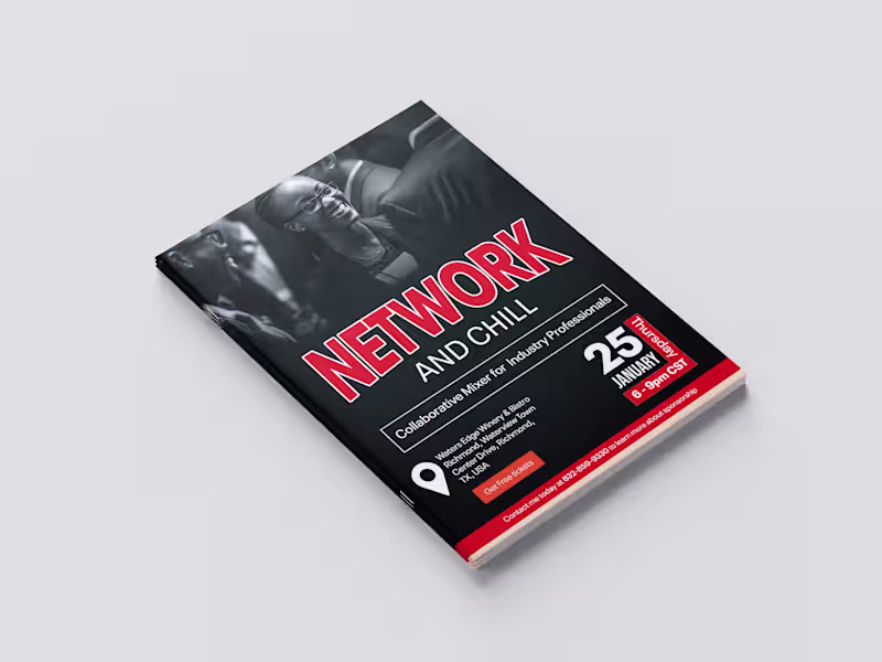 Cover image for Promotional event flyer