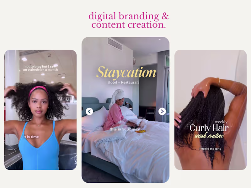 Cover image for Hi! I'm a full-time social media manager, content creator & ...