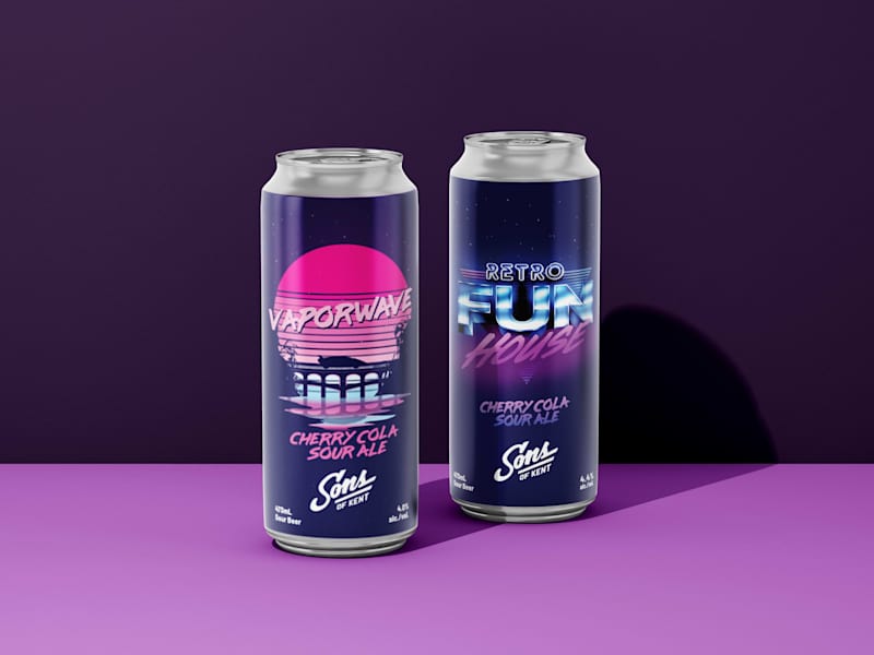 Cover image for Vaporwave Brand Design