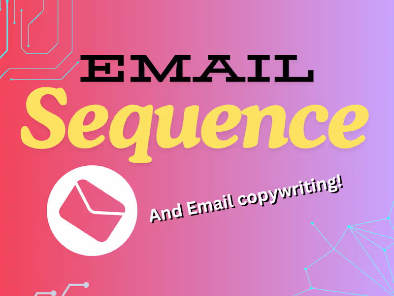 Cover image for I will be your email copywriter and email sequence builder