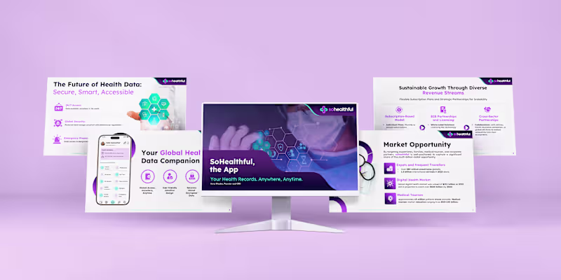 Cover image for Pitch Deck Health Care Sohealthful