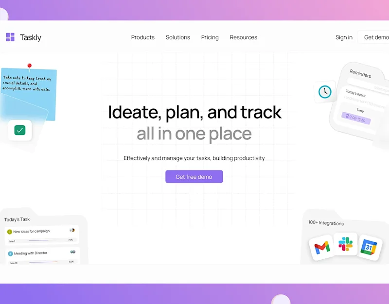 Cover image for Taskly, The Task Management System