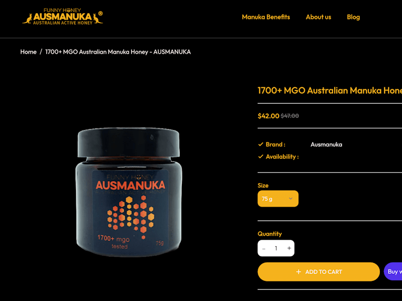 Cover image for Shopify E-commerce Development for Ausmanuka