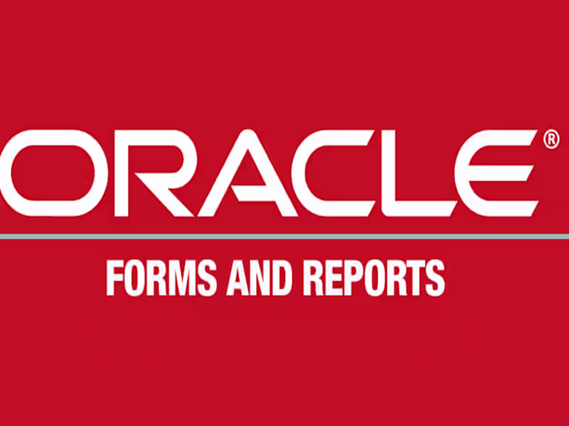 Cover image for Oracle Forms and Reports