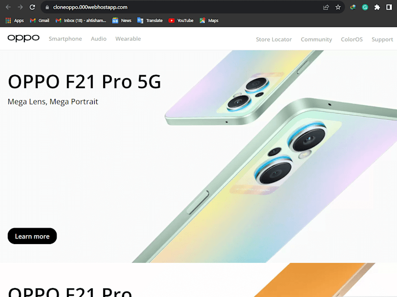 Cover image for Oppo clone