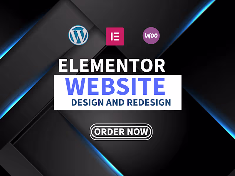 Cover image for WordPress Web Development, Elementor Web Design